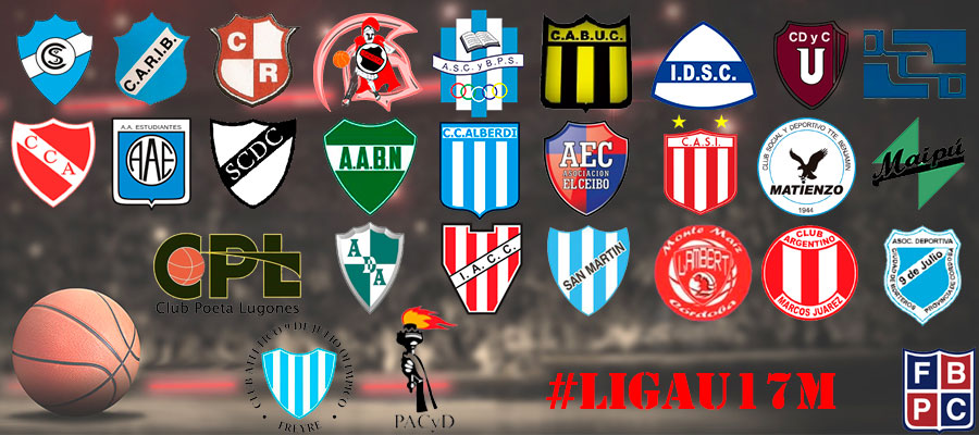 Cinco equipos de la A.R.B. disputarán el Provincial de Clubes U17